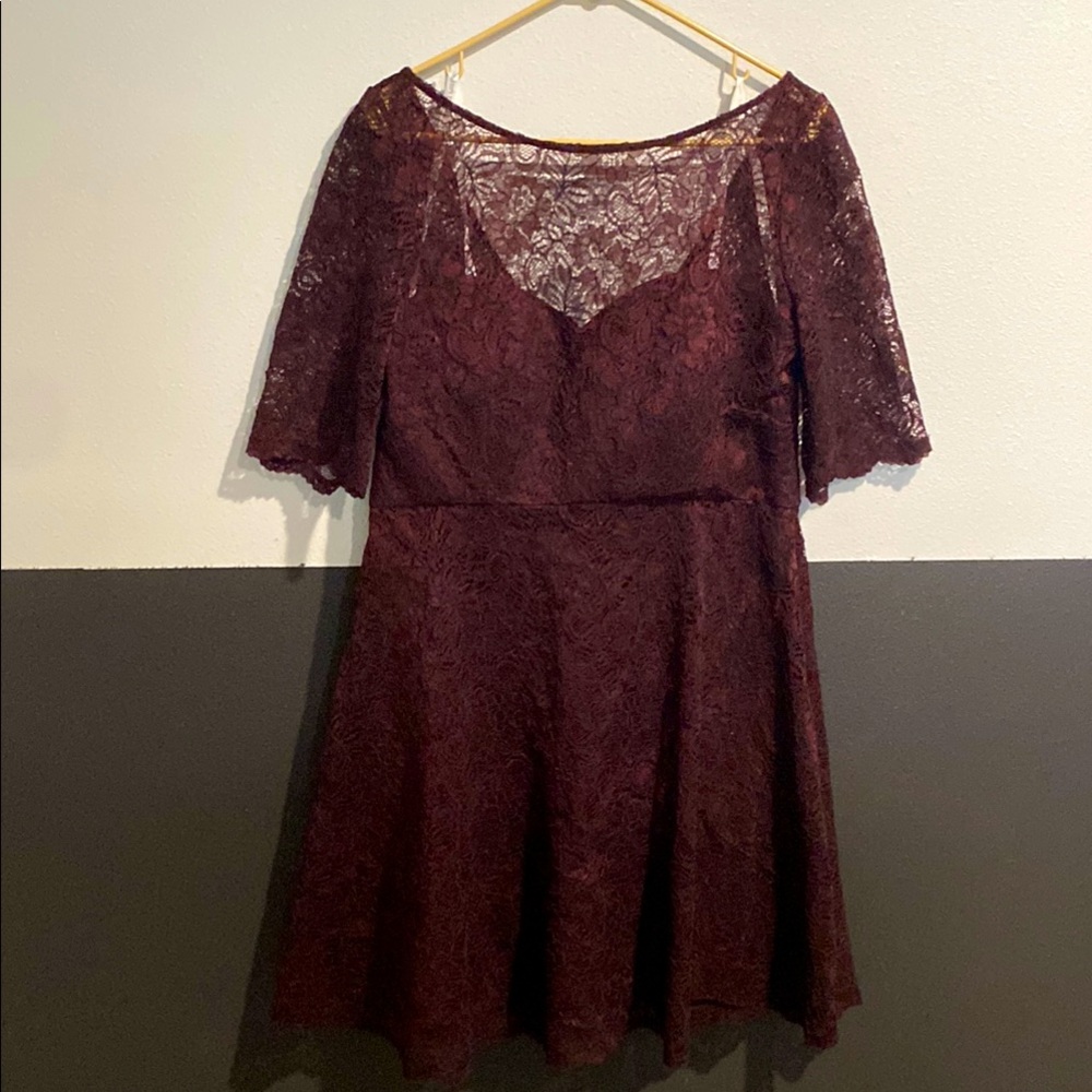 David’s Bridal Lace Dress